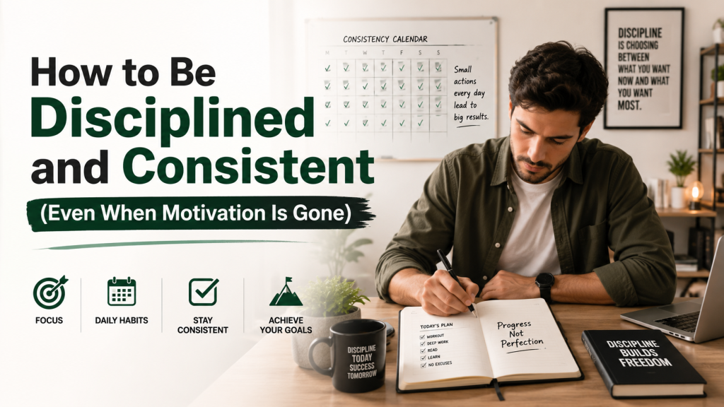How to Be Disciplined and Consistent