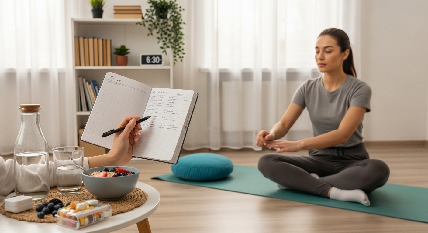 Discipline in Daily Life : Your Practical Guide from Experience labs.google What Is Discipline (And Why Should You Care)? Do you ever feel like you know what you should be doing, but you just can't seem to do it consistently? Maybe you want to exercise more, finish a project, or just keep your home organized, but something always gets in the way. You’re not alone. The secret to moving from knowing to doing isn't more willpower—it’s building discipline through real, daily experience. Discipline isn't about punishment or living a rigid, joyless life. It's personal control that helps you stay on course and work toward your goals. Think of it as your inner guide that helps you manage your time, focus your energy, and keep going even when things get tough. As noted in the 21K School article, discipline "is not an inborn thing but a result of everyday practice, mentoring, and perseverance." Why does this matter? Because life throws countless distractions our way from social media notifications to the temptation to procrastinate. The BetterUp blog points out that disciplined people are "far more often practicing discipline rather than relying on the strength of their willpower." This means discipline isn't something you're born with or without; it's a skill you develop through practice, just like learning to play an instrument or speak a new language. The real power of discipline comes when you learn it through experience. Reading about discipline is helpful, but living it transforms your understanding. When you experience how a disciplined morning routine reduces daily stress, or how sticking to a study schedule leads to better grades with less last-minute cramming, the value becomes real and personal. The Real-Life Impact: What Happens When You Build Discipline Before we dive into how to build discipline, let's look at what changes you can expect. Research and experience show that disciplined living creates noticeable improvements in multiple areas of life: Reduced Anxiety and Stress: When you follow a plan, you eliminate the chaos of "what should I do next?" The 21K School article highlights that discipline helps students avoid last-minute cramming, "hence minimizing the amount of stress and anxiety." This applies to adults, too knowing your tasks are managed brings peace of mind. Increased Achievement: Discipline helps you proactively remove temptations and avoid self-sabotage. You'll be able to prioritize, focus, and work smarter toward both short-term tasks and long-term dreams. Stronger Resilience: Life is full of setbacks. Discipline builds the mental muscle to get back on track after a slip-up. Each time you choose the disciplined action over the easy one, you strengthen your ability to handle future challenges. Boosted Confidence: There's a powerful link between discipline and self-esteem. As the BetterUp blog states, "Discipline leads to progress, which leads to success." When you see yourself following through on commitments, you naturally feel more capable and confident. Consider this: A study cited by BetterUp found that students often fall short of their potential not due to a lack of intelligence, but a lack of self-discipline, which made it hard for them to identify and stick to their goals. The reverse is also true—discipline is the bridge between potential and achievement. Your Hands-On Guide: Building Discipline Through Daily Experience Theory is great, but discipline is built in the trenches of daily life. Here’s a practical, experience-based framework to get you started. Step 1: Start with Self-Awareness (Know Your Weaknesses) You can't improve what you don't understand. Begin by honestly observing your daily patterns for a week. When are you most likely to procrastinate? What distractions derail you (social media, clutter, certain environments)? As BetterUp advises, "Acknowledging where you struggle is the first step to changing your habits." Write these observations down without judging yourself. Step 2: Set Micro-Goals and Create Structure Trying to change everything at once is a recipe for failure. Instead, pick one small area to focus on. Example: Instead of "get organized," try "make my bed every morning this week" or "spend 15 minutes tidying my desk before I start work." Create a Simple Structure: Use tools like a basic timetable. The 21K School article emphasizes that a schedule "eliminates confusion and a student always knows what has to be done." This applies to everyone. A visual plan, even if it's just for your morning, removes mental energy wasted on decision-making. Step 3: Engineer Your Environment for Success Your willpower is a limited resource. Discipline is easier when your environment supports you. Remove Temptations: If social media distracts you, use an app blocker during work hours. If you snack late at night, don't buy junk food. Make Good Habits Easy: Put your workout clothes by your bed. Set up a dedicated, clean space for your project. Prep healthy lunches on Sunday. This is about working with your psychology, not against it. Step 4: Practice Single-Tasking In a world that glorifies multitasking, true discipline is about focusing on one thing at a time. The 21K School article lists "single-tasking" as a key component, noting that "kids must focus on a single task at a time." This boosts quality and efficiency. Try the "timer method" from BetterUp: set a timer for 25-30 minutes and do nothing but that single task. You'll be amazed at your progress. Step 5: Build in Accountability and Compassion Get Support: Tell a friend, family member, or colleague about your goal. Ask them to check in. BetterUp notes that coaches, mentors, and friends "can help keep you on track." This external support makes a big difference. Forgive and Reset: You will have off days. Discipline isn't about perfection. When you slip up, practice self-compassion. Acknowledge the misstep, learn from it, and gently get back to your plan. Beating yourself up only drains the energy you need to try again. Transforming Challenges into Stepping Stones Building discipline is especially challenging after disruptions. The 21K School article discusses how the pandemic affected students' discipline, leading to issues like lack of attention, increased stress, and poor time management. Many adults experienced similar setbacks. The lesson here is universal: disruptions happen. The disciplined response isn't to give up but to acknowledge the challenge and rebuild routines patiently. Start even smaller after a setback. The "practice" of discipline includes the practice of starting over. Real-World Examples of Experiential Discipline To make this concrete, let's look at how these principles play out in everyday scenarios: The Early Riser: Someone wants to become a morning person. They don't just set an earlier alarm. They experience that going to bed past midnight makes the 6 AM alarm miserable. Through trial and error, they learn they must start winding down by 10 PM. The experience of feeling refreshed reinforces the new habit. The Project Finisher: A person consistently struggles to complete personal projects. They set a micro-goal to work for just 20 minutes each evening. Through doing it, they experience that starting is the hardest part, and momentum often carries them further. This experience makes it easier to begin the next time. The Mindful Spender: Someone wants to save money. They start by tracking all expenses for a month. The experience of seeing where their money actually goes (often on small, impulsive buys) creates a powerful incentive to plan meals and avoid unnecessary online shopping. Maintaining Your Discipline Long-Term Discipline is a marathon, not a sprint. To make it last: Review and Adjust: Regularly check in on your systems. What's working? What's not? Your disciplined habits should serve your life, not imprison it. Celebrate Small Wins: Finished your weekly plan? Stuck to your budget? Acknowledge these victories! This positive reinforcement wires your brain to associate discipline with reward. Connect to Your "Why": Keep your deeper reasons visible. Is discipline about providing for your family, feeling healthier, or achieving a creative dream? When motivation dips, your "why" will pull you forward. Frequently Asked Questions (FAQs) Q: I've failed so many times before. How is this different? A: Past "failures" are simply data points. This approach is different because it doesn't rely on sheer willpower. It focuses on building systems (like environmental design and micro-goals) that make disciplined choices easier. You're building a framework for success, not just hoping to be "stronger." Q: How long does it take to build a disciplined habit? A: The common saying is 21 days, but research shows it can take anywhere from 18 to 254 days, with an average of 66 days for a new behavior to become automatic. The key is consistency, not speed. Focus on doing the action today, not on how many days are left. Q: Isn't discipline restrictive and boring? A: This is a common myth. True discipline is liberating. It restricts low-value distractions (like mindless scrolling) to free up enormous time and energy for the things you truly value—hobbies, relationships, rest, and growth. It creates the space for a more fulfilling and less anxious life. Q: What's the single most important tip for getting started? A: Start embarrassingly small. Commit to 5 minutes of tidying, one paragraph of writing, or 10 minutes of exercise. The goal is to master the habit of starting. Success with tiny steps builds the confidence and momentum for bigger ones. The Journey Ahead Warren Buffett once said, "We don't have to be smarter than the rest; we have to be more disciplined than the rest." This isn't about innate talent; it's about consistent practice. Building discipline through daily experience is the most reliable path to achieving what matters to you. It transforms discipline from a harsh taskmaster into a trusted tool that you craft and control. Begin today with one small, intentional action. Pay attention to what you learn from the experience, and let that lesson guide your next step. Your future, more disciplined self will thank you for the effort you start today.