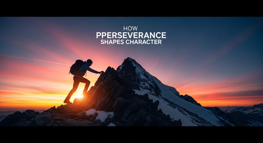 Perseverance Shapes Character