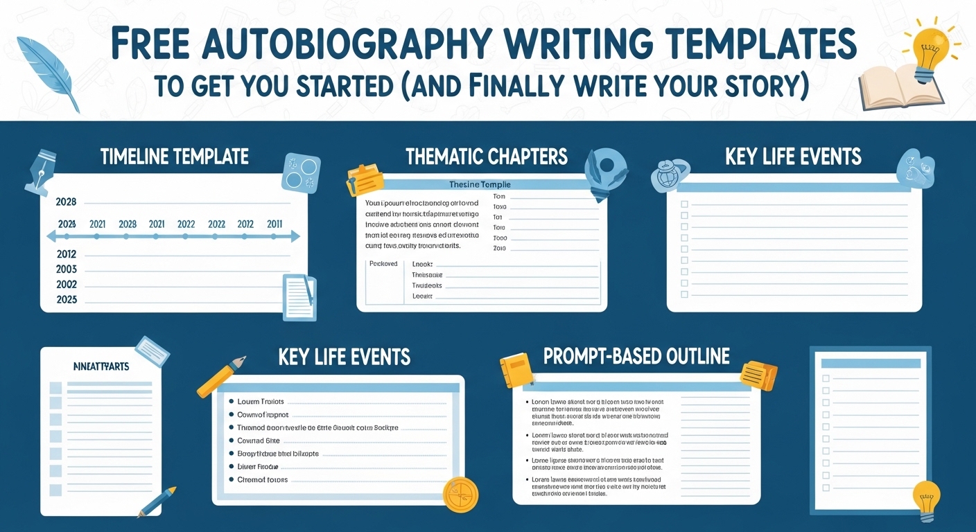 Free Autobiography Writing Templates to Get You Started (And Finally Write Your Story)